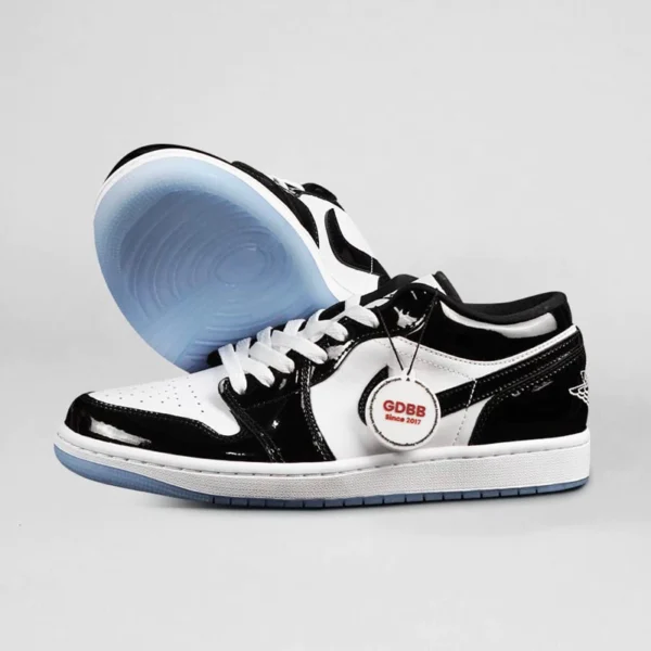 Air-Jordan-1-Low-SE-Concord-White-Black-Patent-Black-Blue-Authentic