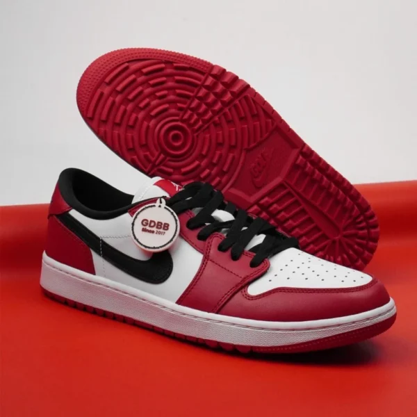 Nike-Air-Jordan-1-Retro-Low-GOLF-Chicago-White-Black-Red-Authentic