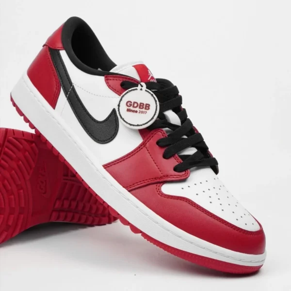 Nike-Air-Jordan-1-Retro-Low-GOLF-Chicago-White-Black-Red-Authentic