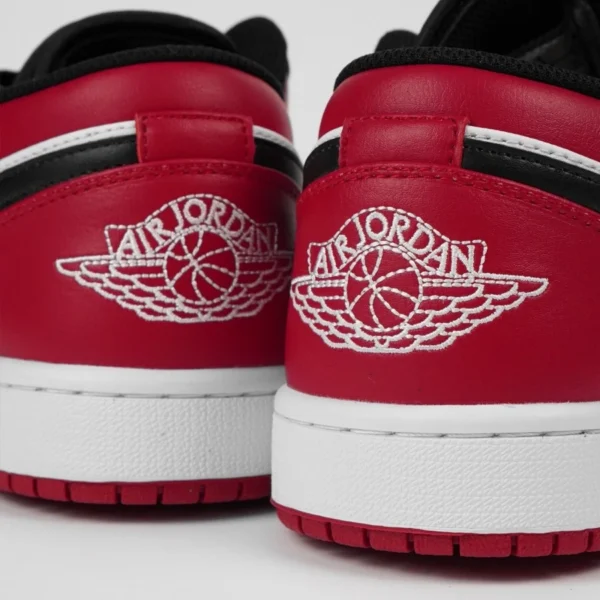 Nike-Air-Jordan-1-Low-Bred-Toe-2021-Black-White-Red-Authentic