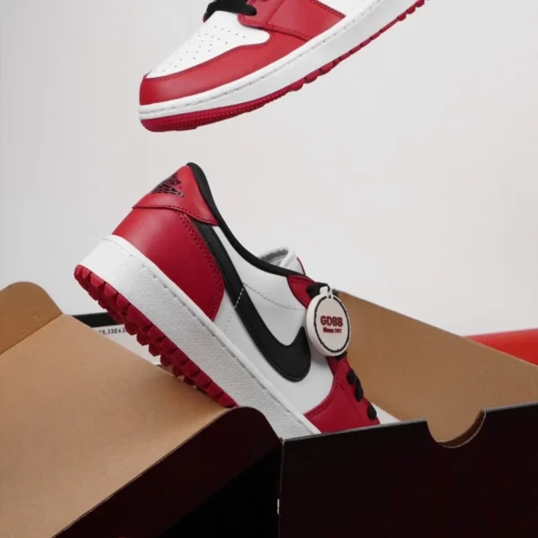 Nike-Air-Jordan-1-Retro-Low-GOLF-Chicago-White-Black-Red-Authentic