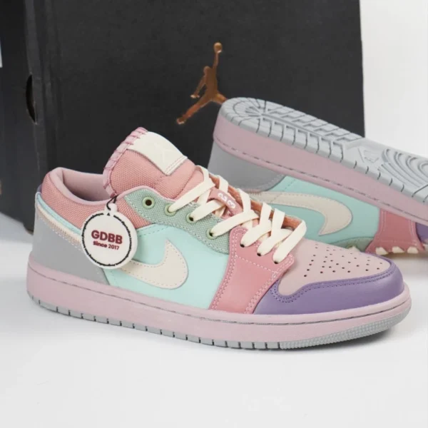 Nike-Air-Jordan-1-Low-Easter-Pastel-Multicolor-Candy-Pink-Purple-Tosca-Grey-Authentic