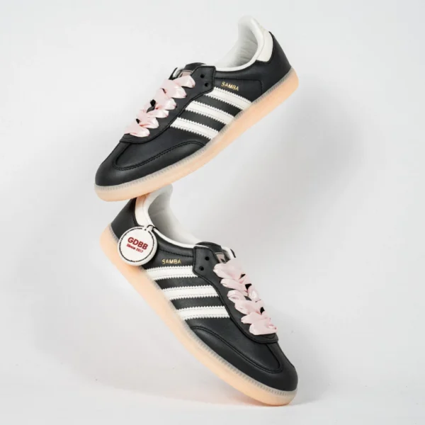 Sepatu-Adidas-Samba-OG-Core-Black-Wonder-Quartz-Pink-Ribbon-Sneakers-Authentic