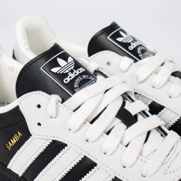 Adidas-Samba-OG-Black-75TH-Anniversary-Black-White-Sneakers-Authentic