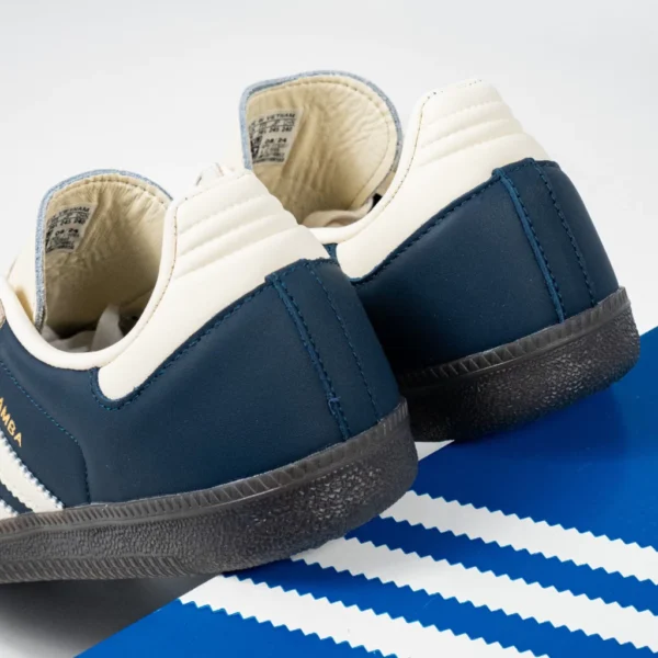 Sepatu-Adidas-Samba-OG-Night-Indigo-Navy-Cream-White-Gold-Sneakers-Authentic