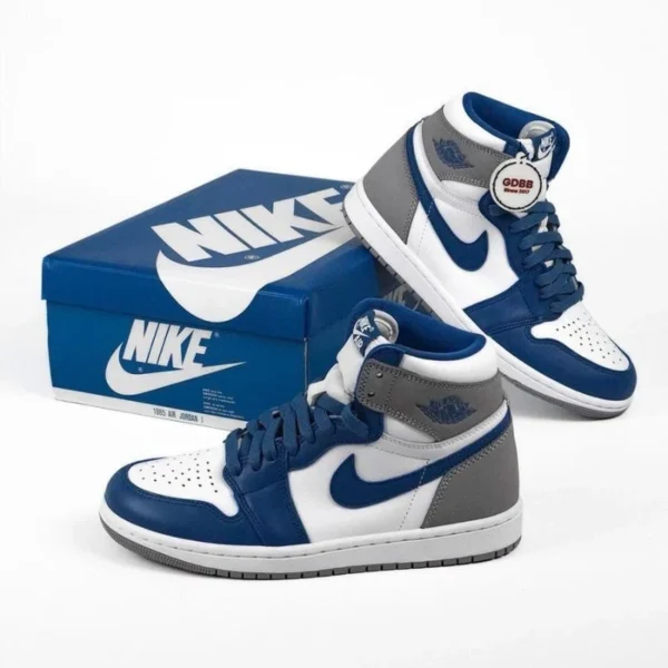 Sepatu-Jordan-1-Retro-High-OG-True-Blue-Blue-Grey-White-Authentic