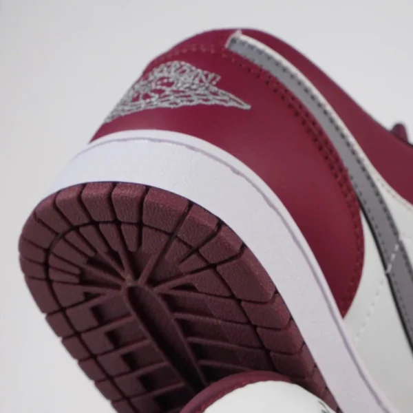 Air-Jordan-1-Low-White-Bordeaux-Red-Authentic