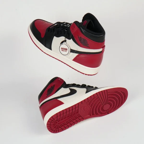 Sepatu-Jordan-1-Retro-High-OG-Bred-Toe-Black-White-Red-Authentic