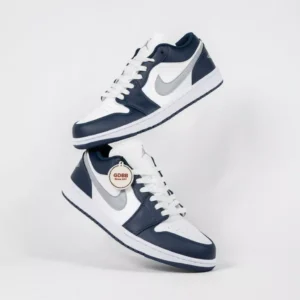 Sepatu-Air-Jordan-1-Low-Wolf-Grey-Midnight-Navy-Authentic-Sneakers
