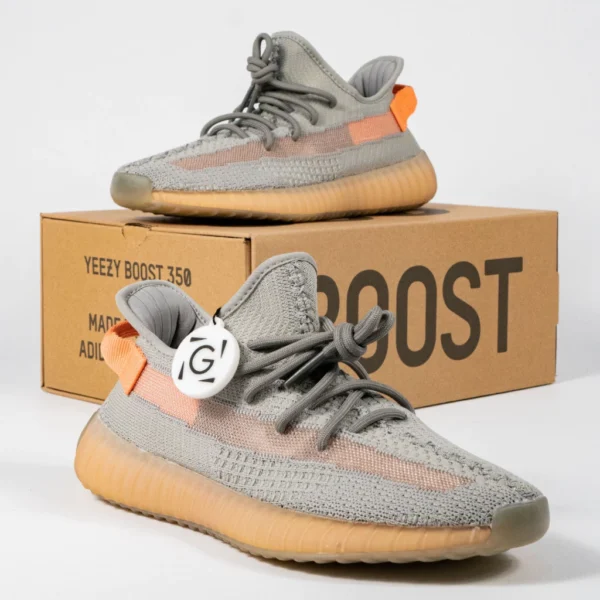 Sepatu-Adidas-Yeezy-350-Boost-V2-True-Form-Grey-Orange-Sneakers-Authentic