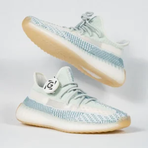 Sepatu-Adidas-Yeezy-350-Boost-V2-Cloud-White-Blue-Sneakers-Authentic