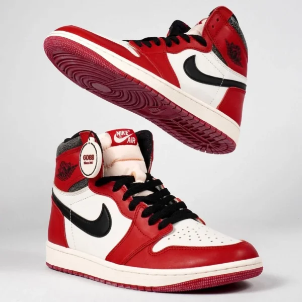 Sepatu-Jordan-1-High-Chicago-Lost-And-Found-2022-Red-White-Black-Authentic