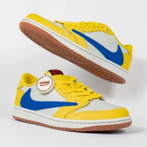 Sepatu-Air-Jordan-1-Low-OG-x-Travis-Scott-Canary-Yellow-Sneakers-Authentic