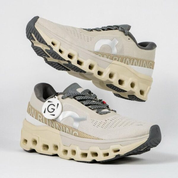 sepatu-on-running-on-cloudmonster-2-cream-ice-sneakers-authentic