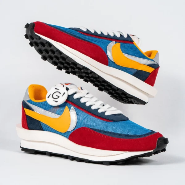 sepatu-sacai-ld-waffle-blue-varsity-red-yellow-sneakers-authentic