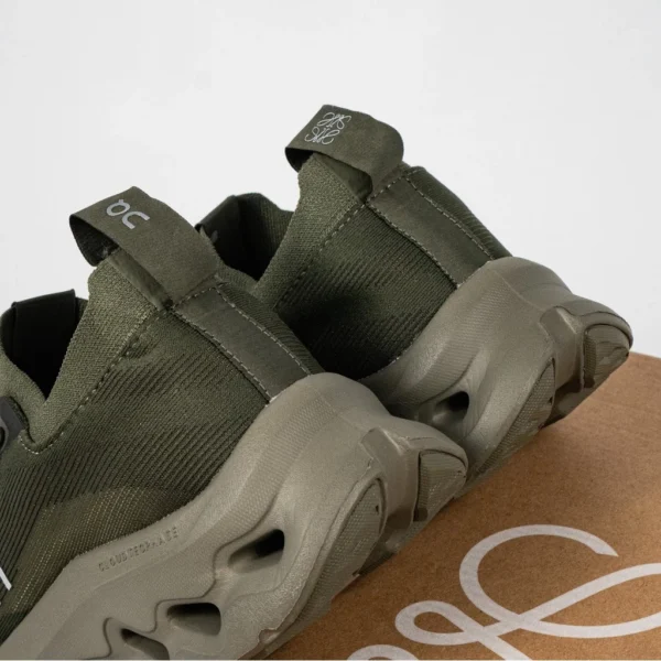 sepatu-on-cloudtilt-running-x-loewe-green-military-authentic-sneakers