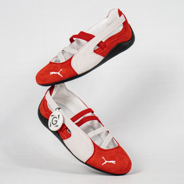 Sepatu Speedcat Ballet For All Time Red White Sneakers Authentic - Image 5