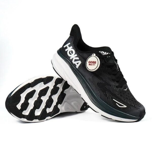 hoka-one-one-hoka-1-clifton-9-wide-black-core-black-white-running-road