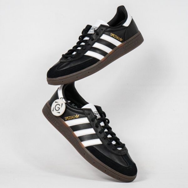 sepatu-adidas-handball-spezial-black-white-gum-leather-sneakers-authentic