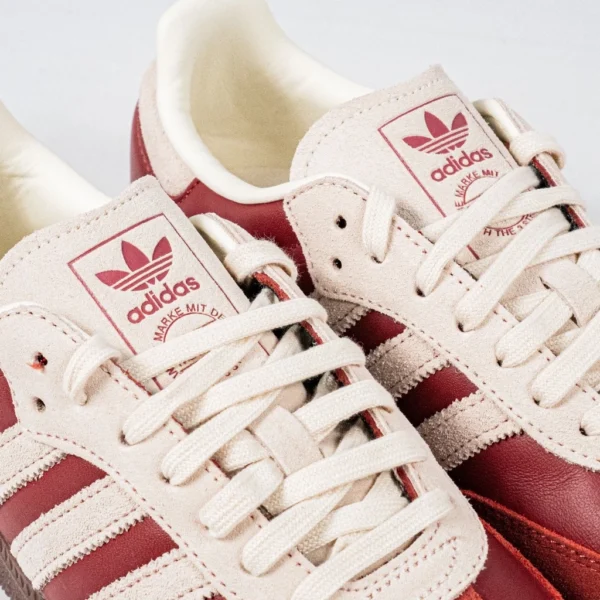 sepatu-samba-og-preloved-ruby-red-cream-white-sneakers-authentic