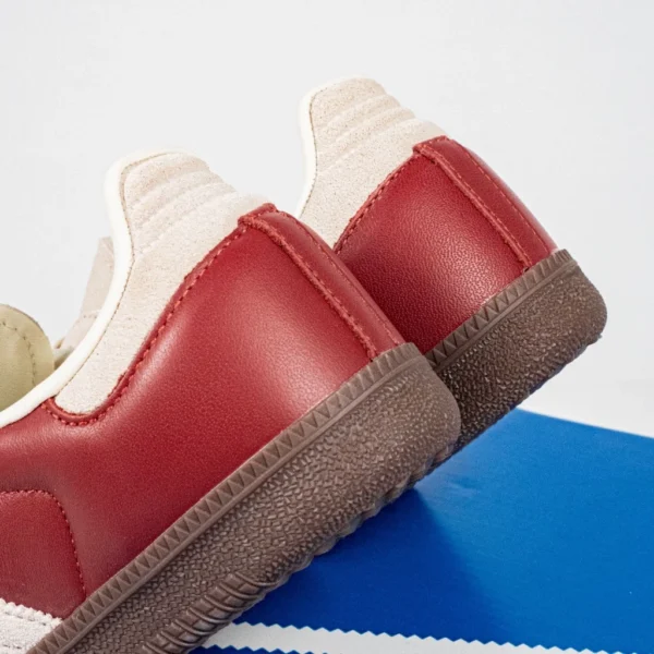 sepatu-samba-og-preloved-ruby-red-cream-white-sneakers-authentic