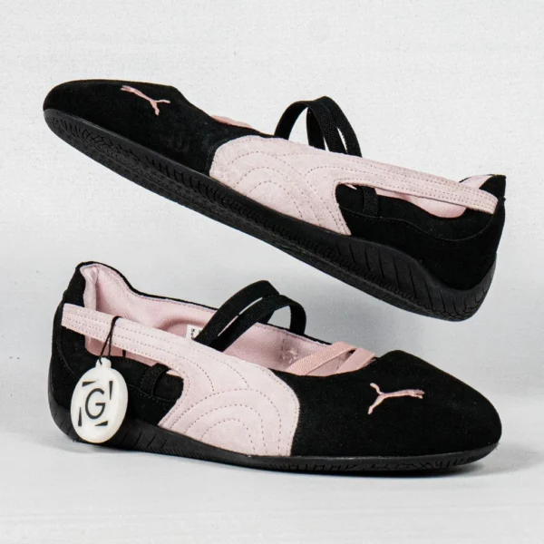 sepatu-casual-speedcat-ballet-black-pink-mauve-sneakers-authentic