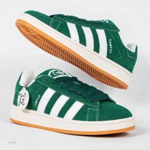 sepatu-campus-00s-dark-green-cloud-white-sneakers-authentic