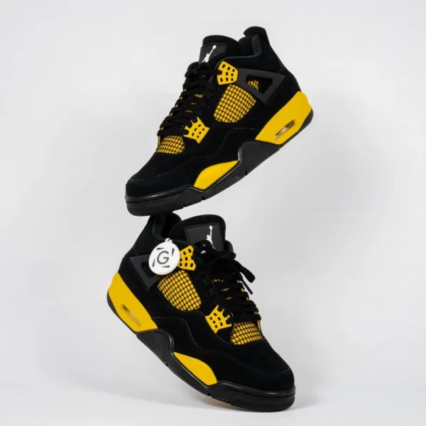 sepatu-jordan-4-retro-black-thunder-yellow-sneakers-authentic