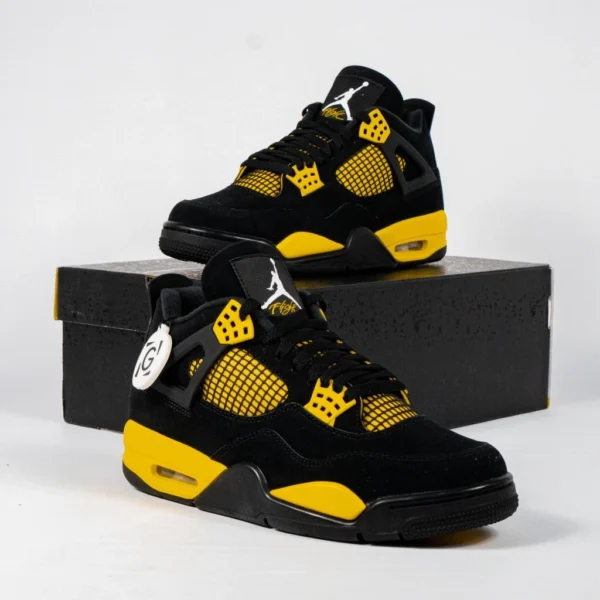 sepatu-jordan-4-retro-black-thunder-yellow-sneakers-authentic