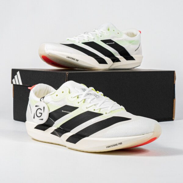 Sepatu Adidas Adizero Adios 9 Cloud White Core Black Sneakers Authentic - Image 4