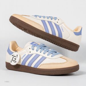 Sepatu Adidas Samba OG Cream White Violet Tone Sand Strata Sneakers Authentic