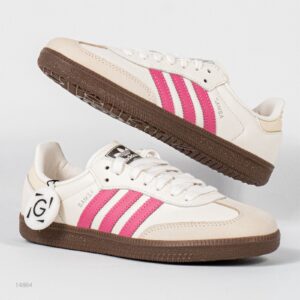 Sepatu Adidas Samba OG White Lucid Pink Sneakers Authentic