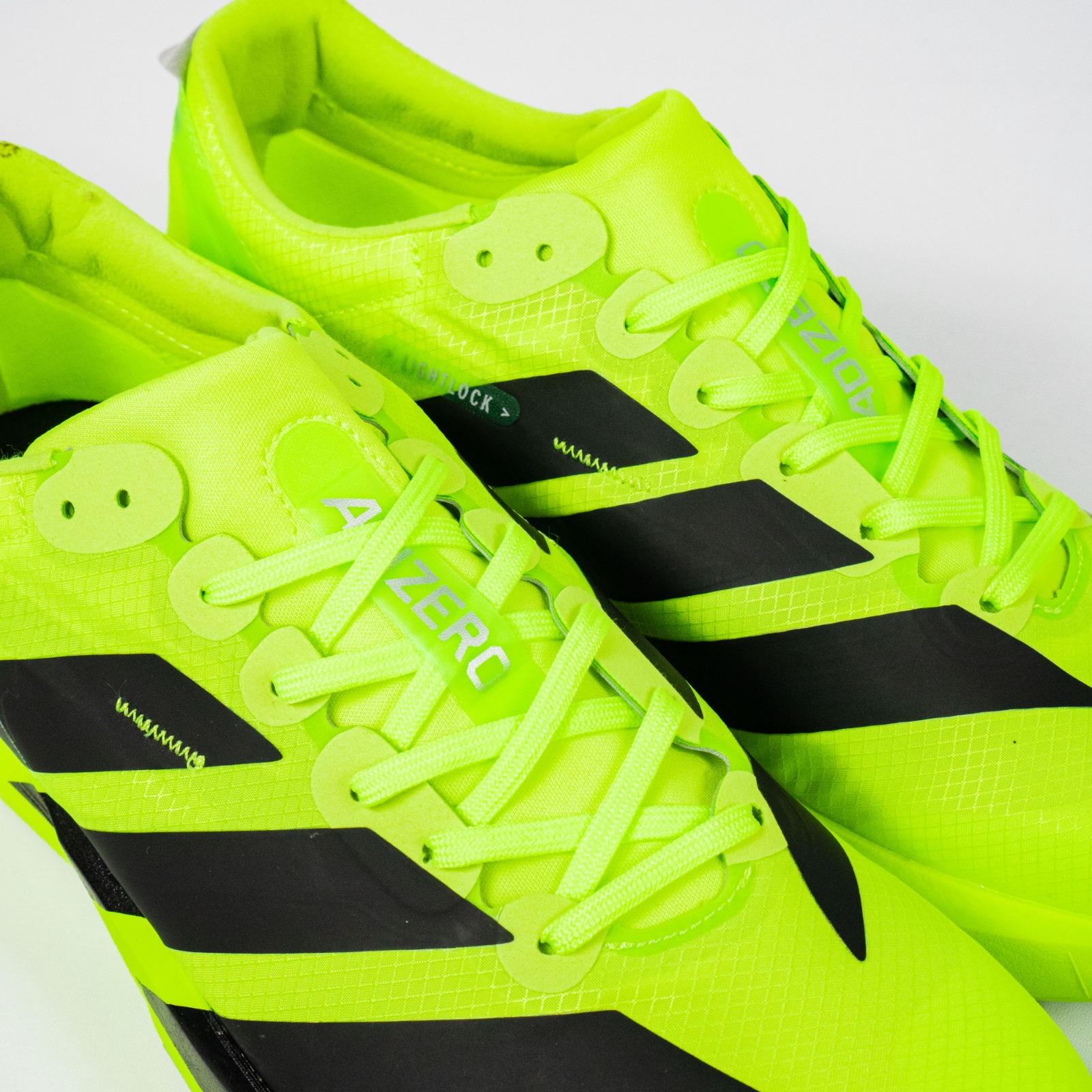 Sepatu Adidas Adizero Adios 9 Lucid Lemon Black Sneakers Authentic - Image 2