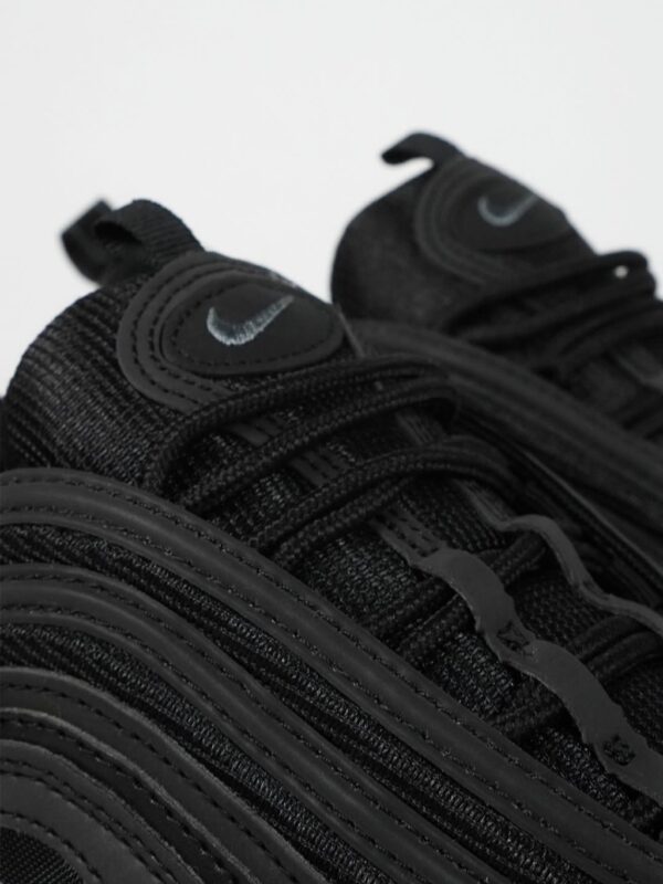 Sepatu Nike Airmax Air Max 97 Tripleblack All Black Dark Grey Reflective Authentic - Image 2