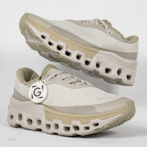 Sepatu On Cloudmonster 2 Post Archive PA Beige Moondust Sneakers Authentic