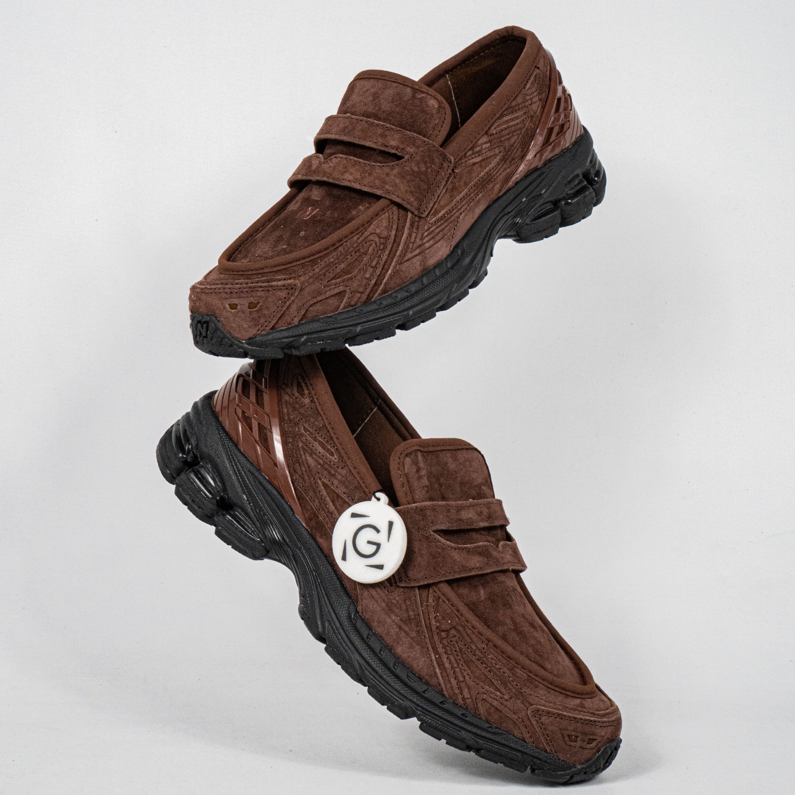 Sepatu New Balance NB 1906L Loafers Rich Oak Brown Black Cement Sneakers Authentic - Image 5