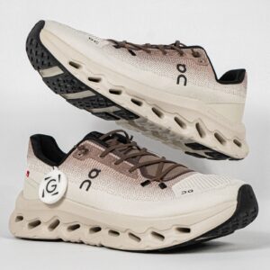 Sepatu On Cloudtilt Ivory Clove Sand Beige Coffee Sneakers Casual Olahraga Wanita Pria Outdoor Indoor