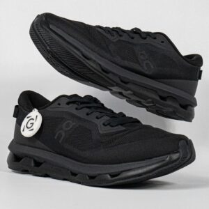 Sepatu On Cloudzone All Black Eclipse Sneakers Casual Olahraga Wanita Pria Outdoor Indoor