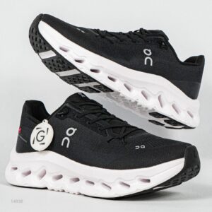 Sepatu On Cloudtilt Black Asphalt Black White Sneakers Casual Olahraga Wanita Pria Outdoor Indoor Gym Running