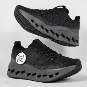 Sepatu On Cloudsurfer Max Black Eclipse Sneakers Casual Olahraga Wanita Pria Outdoor Indoor Gym Running