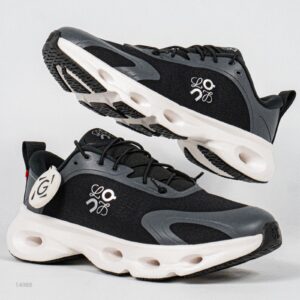 Sepatu On Running Cloudsolo x Loewe Black White Sneakers Authentic