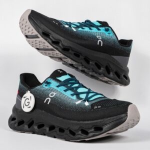 Sepatu On Running Cloudtilt Aqua Iron Moon Blue Sneakers Authentic
