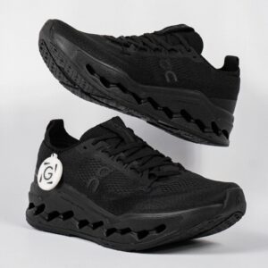 Sepatu On Cloudsurfer Max Black Sneakers Authentic