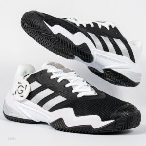 Sepatu Adidas Barricade 13 Core Black Cloud White Grey Three Sneakers Authentic