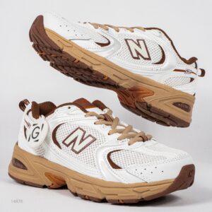 Sepatu New Balance 530 Niko and ... Off White Brown Sneakers Authentic