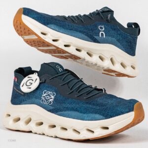 Sepatu On Running Cloudtilt LOEWE Denim Blue White Sneakers Unisex Sepatu Lari Olahraga Gym Pria Wanita