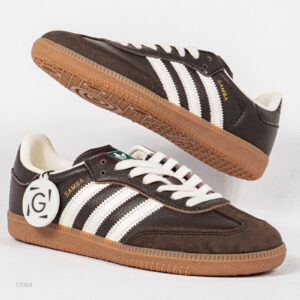 Sepatu Adidas Samba OG Dark Brown Off White Gum Casual Sneakers Unisex Sepatu Kasual Pria Wanita
