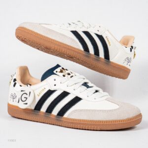 Sepatu Adidas Samba Disney 101 Dalmatians Cloud White Black Gold Casual Sneakers Unisex Sepatu Kasual Pria Wanita