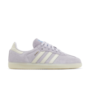 Sepatu Adidas Samba OG Silver Dawn Taro Chalk White Sneakers Authentic