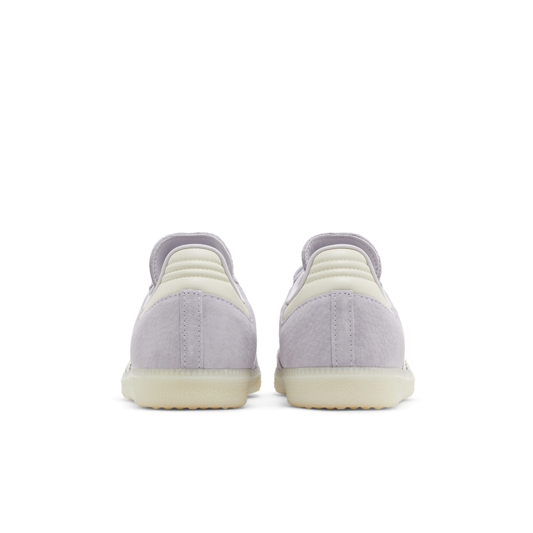Sepatu Adidas Samba OG Silver Dawn Taro Chalk White Sneakers Authentic - Image 4